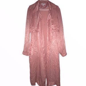 Pink Trench Coat